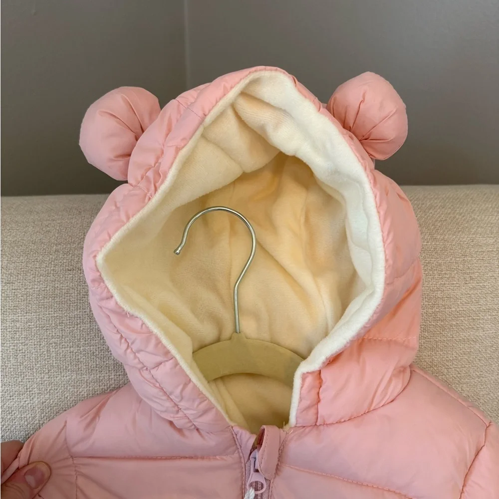 Baby Girl Snow Suit in Pink - NWT
